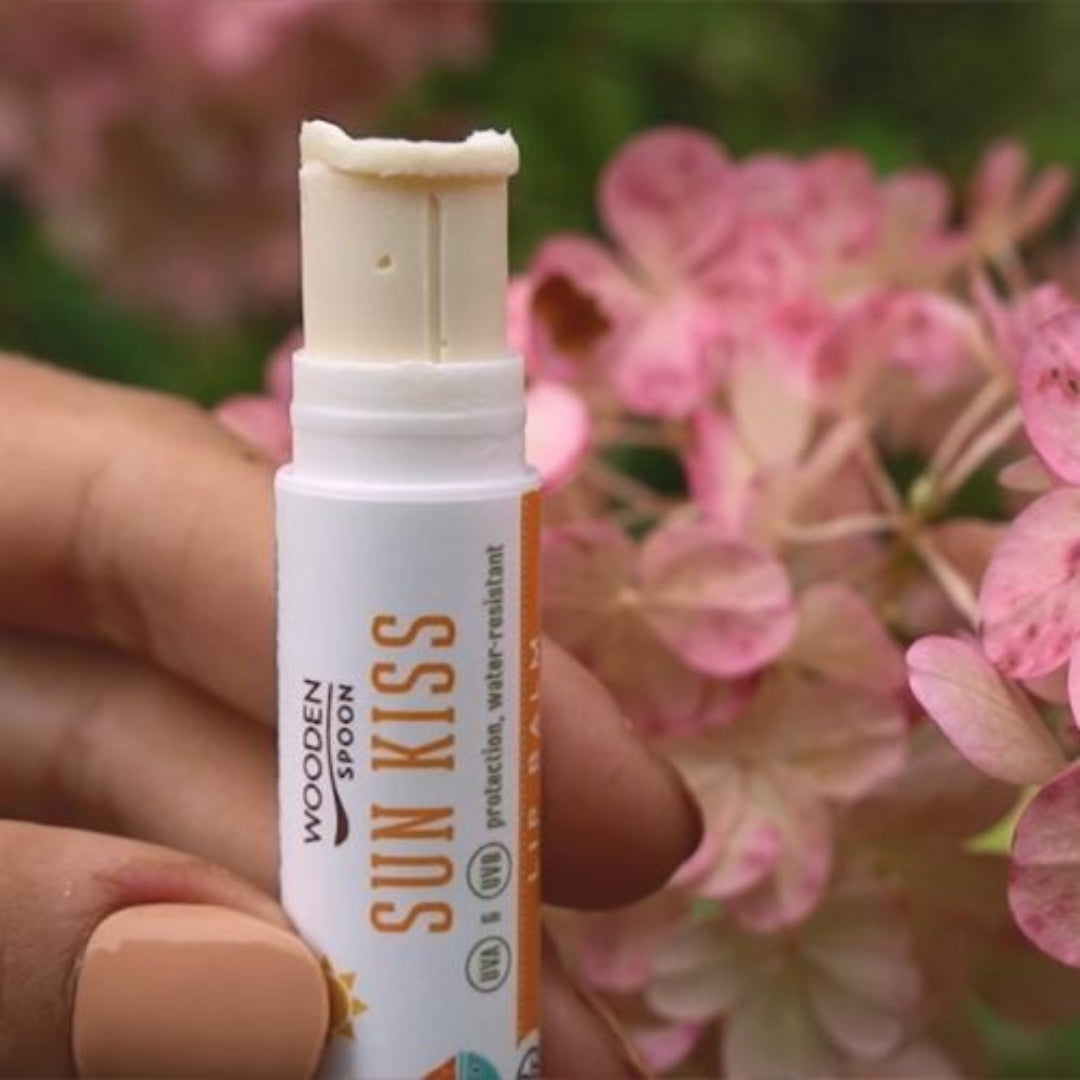Wooden Spoon Lip Balm SUN kiss (UV beskyttelse SPF 45+) – 4.3 ml