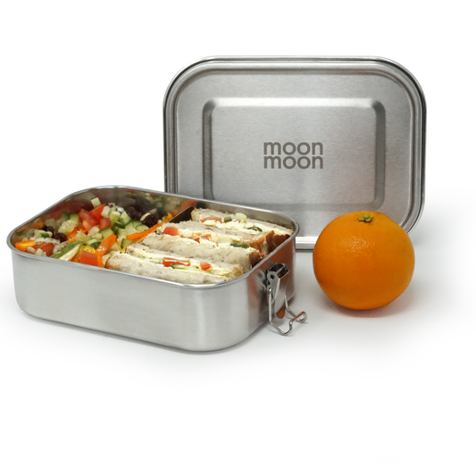 Matboks i rustfritt stål med inndeling – Bento Box 1,2 L