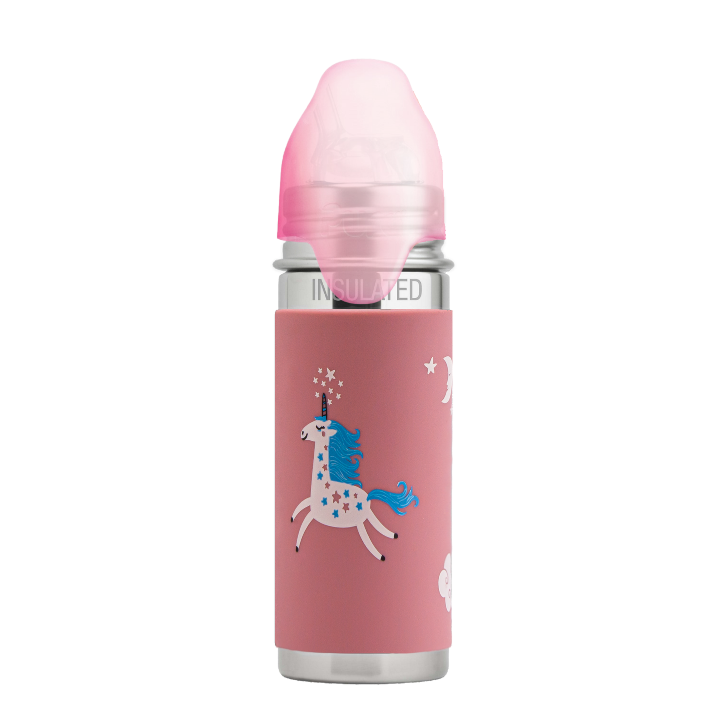 Pura Kiki Isolert Sugerørflaske Kiddo 260 ml / unicorn