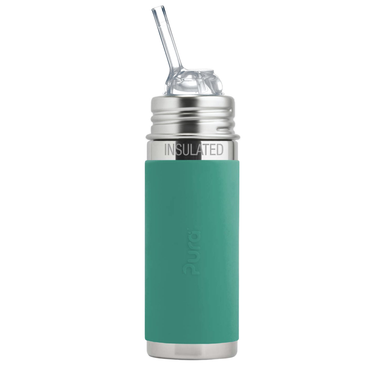 Pura Kiki Isolert Sugerørflaske Kiddo 260 ml / mint