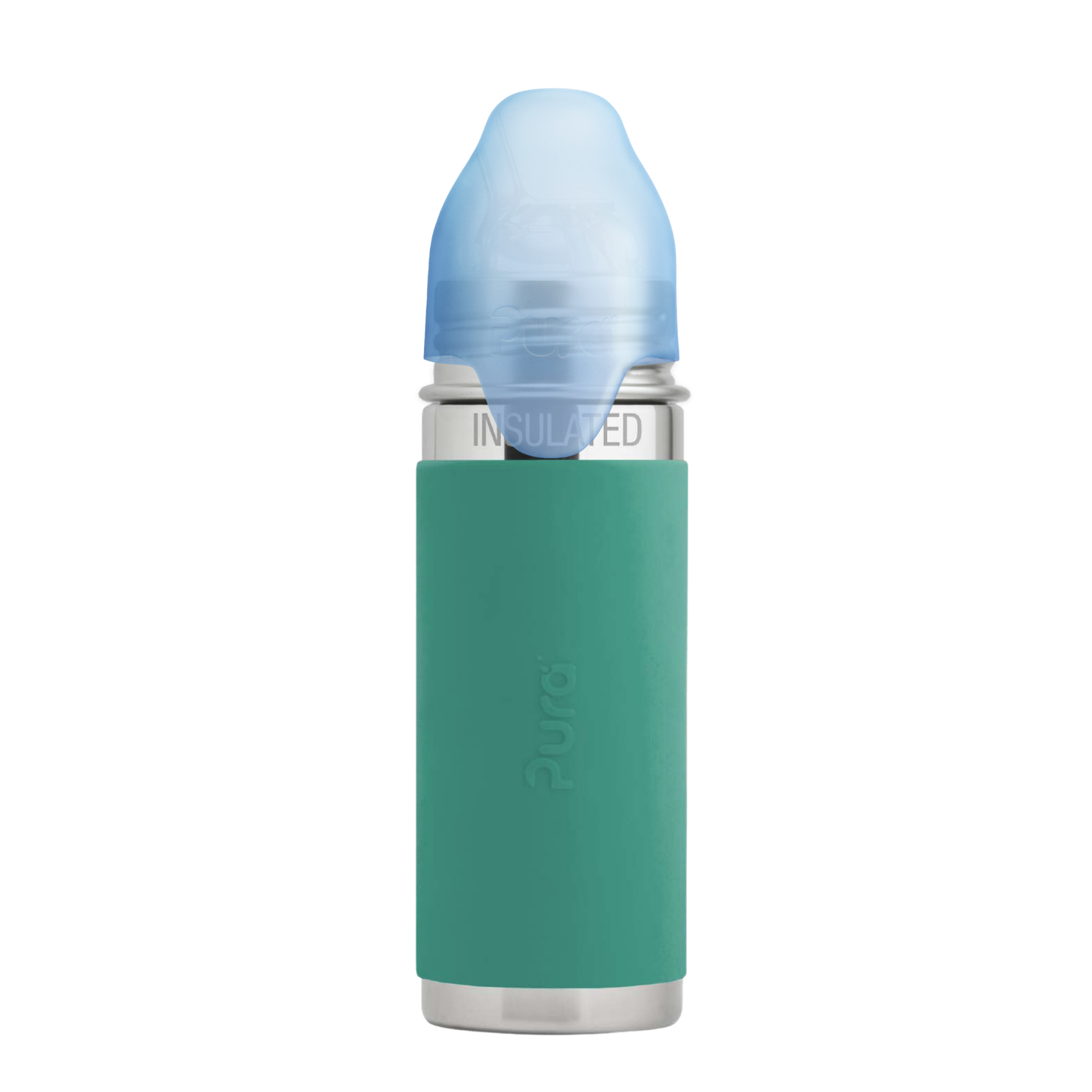 Pura Kiki Isolert Sugerørflaske Kiddo 260 ml / mint
